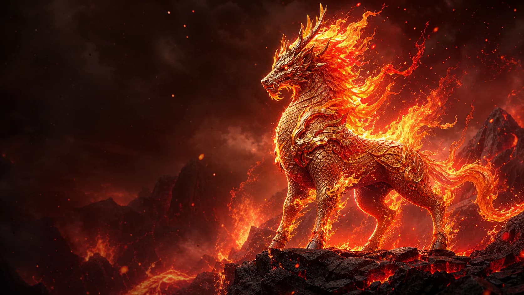 Fire Kirin realistic platform artwork
